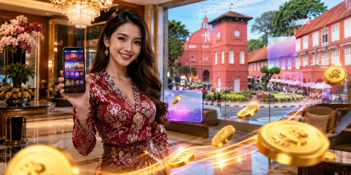 Pemain menggunakan telefon untuk menyertai loteri dalam talian di Melaka Malaysia